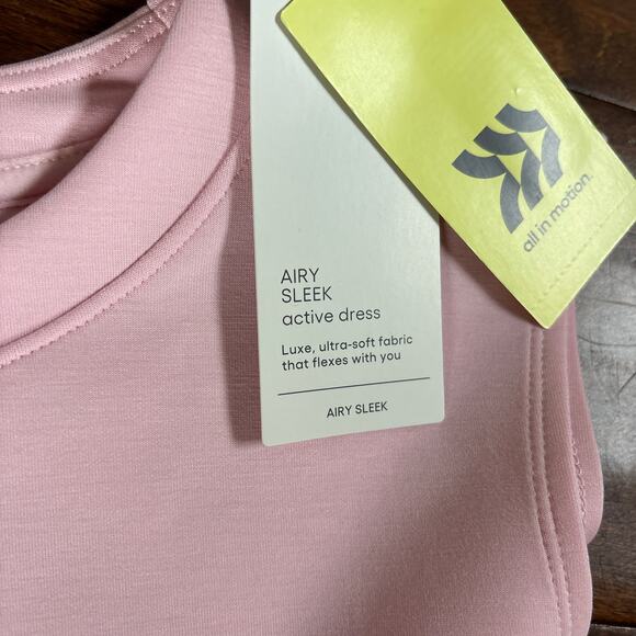 All in Motion Girls Active Dress Pink Airy Sleek Sleeveless Stretch NEW S 6/7 - Picture 7 of 7